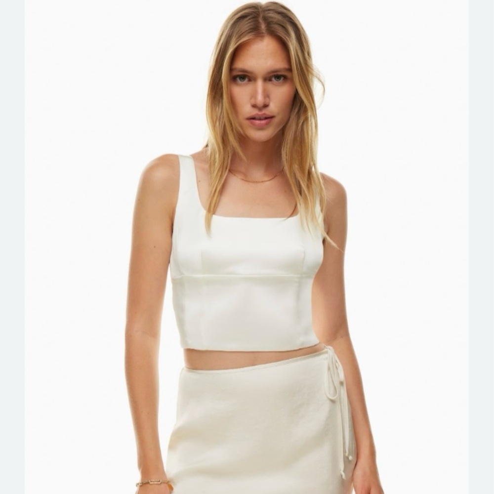 Wilfred Aritzia Shine Bustier Top